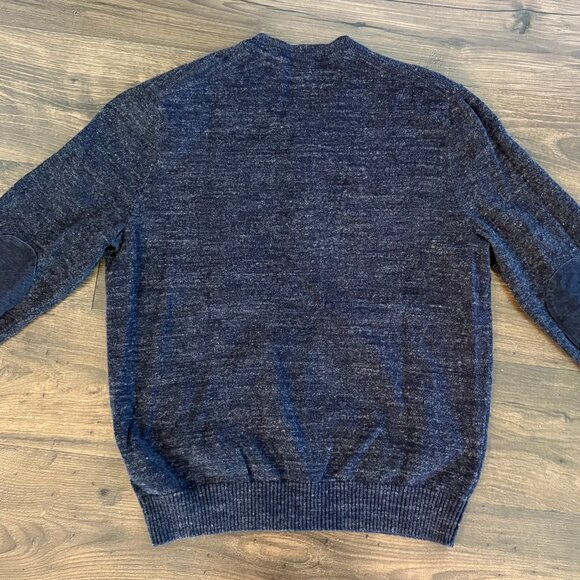 MEN'S GAP BLUE SWEATER MEN'S LARGE. DESIGNED & CRAFTED. - Picture 5 of 8